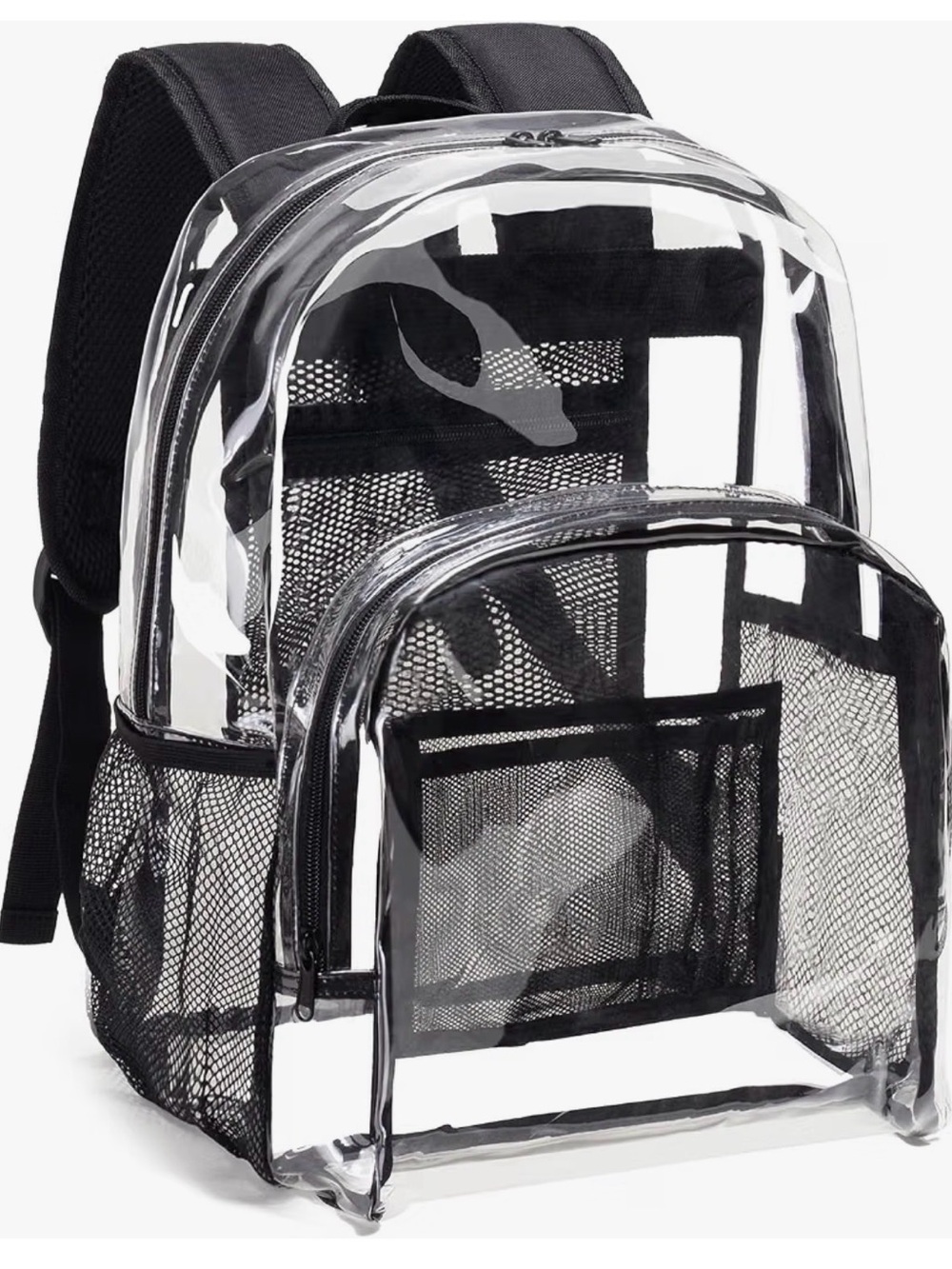 Vorspack Clear Backpack Heavy Duty - Large Clear Bookbag Transparent See Through